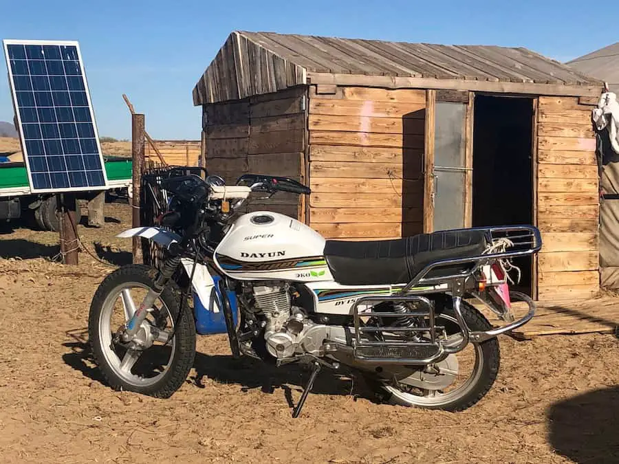 Dirt Bike, Gobi Desert Mongolia