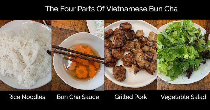 The Four Parts of Vietnamese Bun Cha