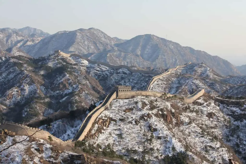 The Great Wall In The Snow