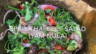 'Video thumbnail for Authentic Spicy Thai Beef Salad (Yam Nuea) Recipe'