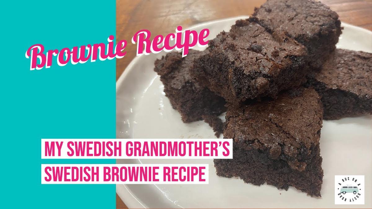 'Video thumbnail for My Swedish Grandmother's Swedish Brownie Recipe'