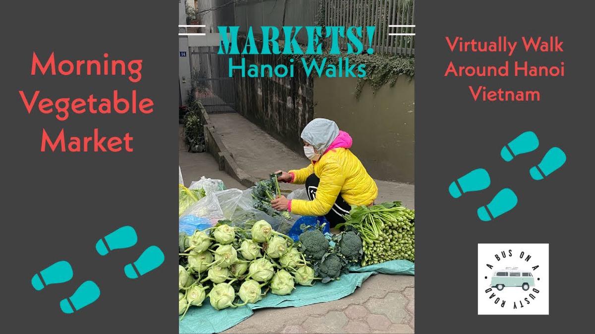 'Video thumbnail for Vietnam Morning Vegetable Market -Hanoi Walks - #Shorts'