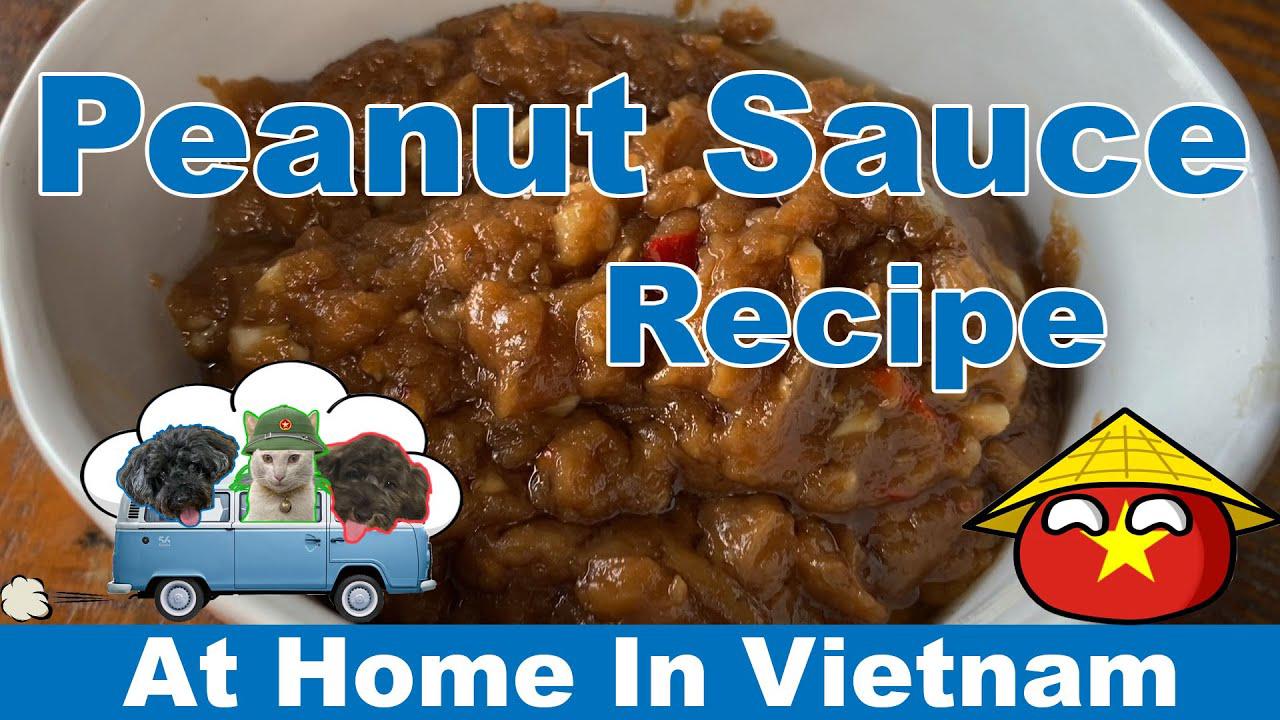 'Video thumbnail for Vietnamese Homemade Peanut Dipping Sauce (Sốt Bơ Đậu Phộng)'