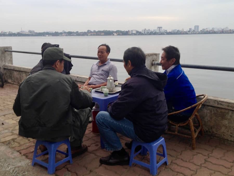 Morning tea, Hanoi Vietnam