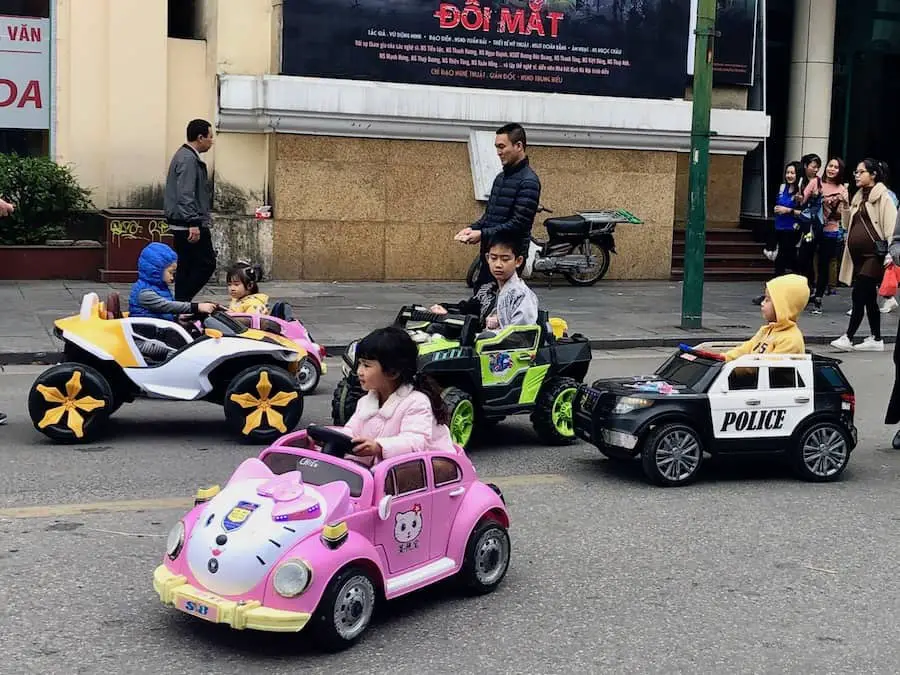 Small cars, Hanoi Vietnam