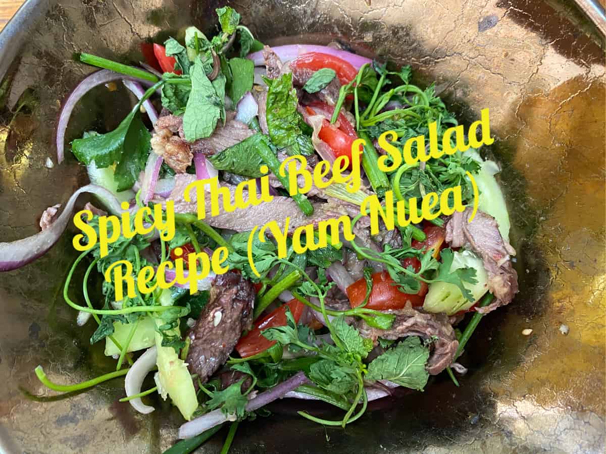 Spicy Thai Beef Salad Recipe (Yam Nuea)