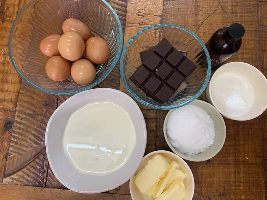 Dacadent Sugar-free chocolate mousse recipe ingredients