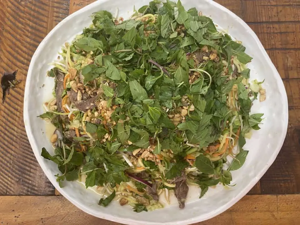Vietnamese Beef and Green Mango Salad Recipe