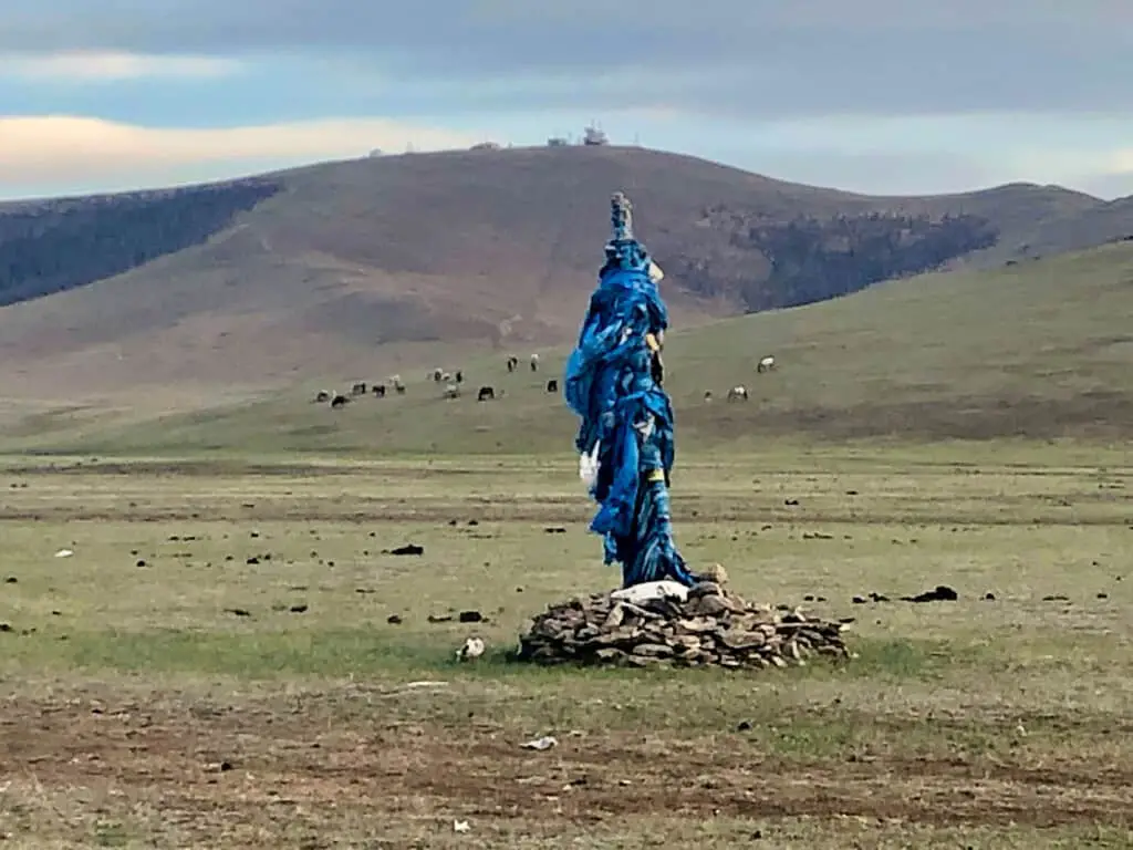 Mongolian Buddhist Prayer Flags
