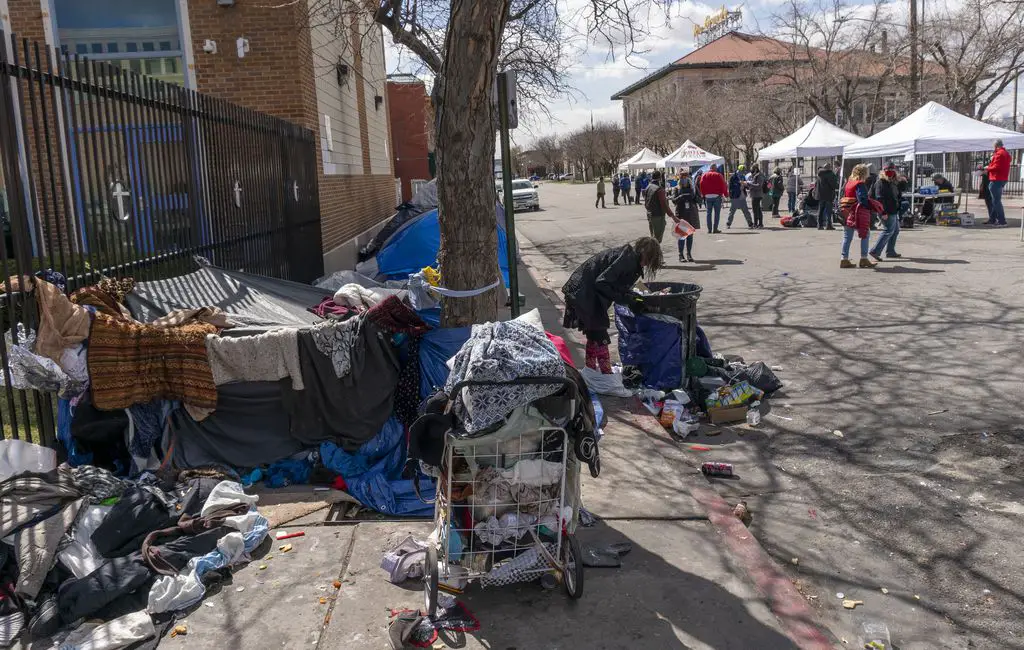 Salt Lake City Utah And Homelessness A Bus On a Dusty Road