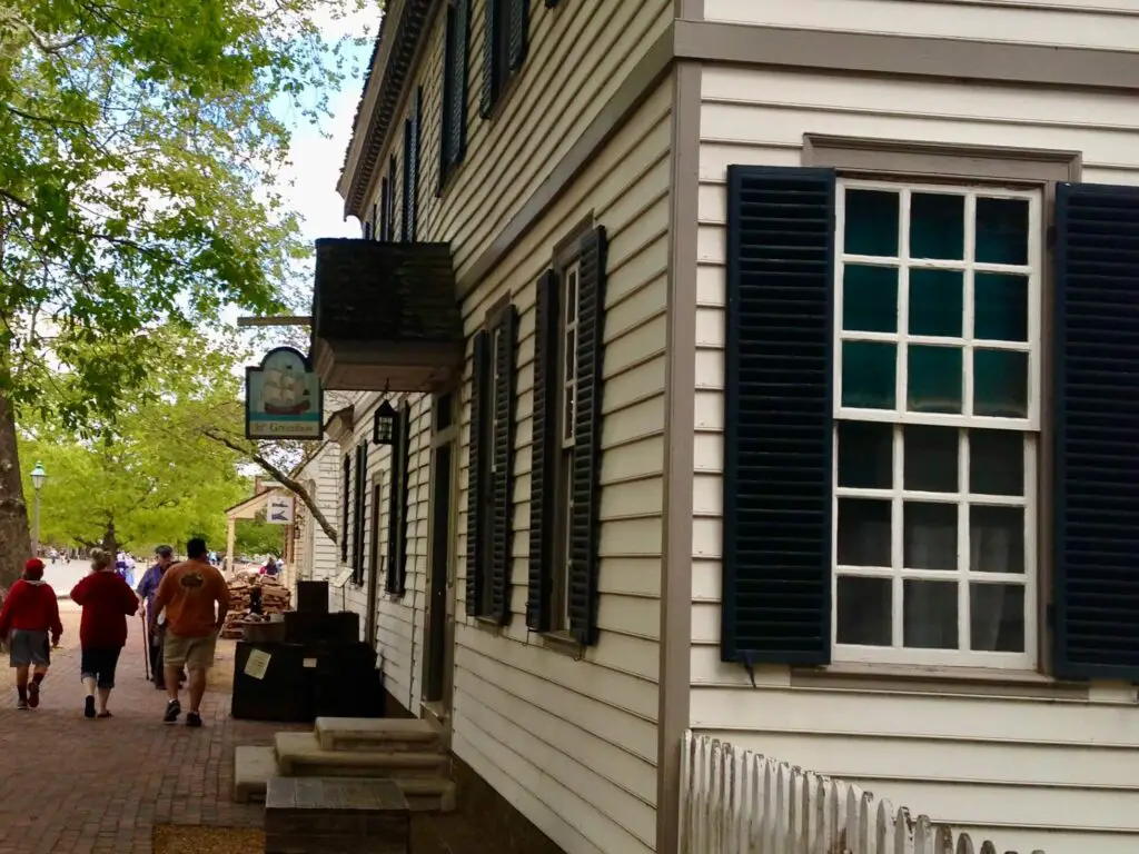 A street at Colonial Williamsburg