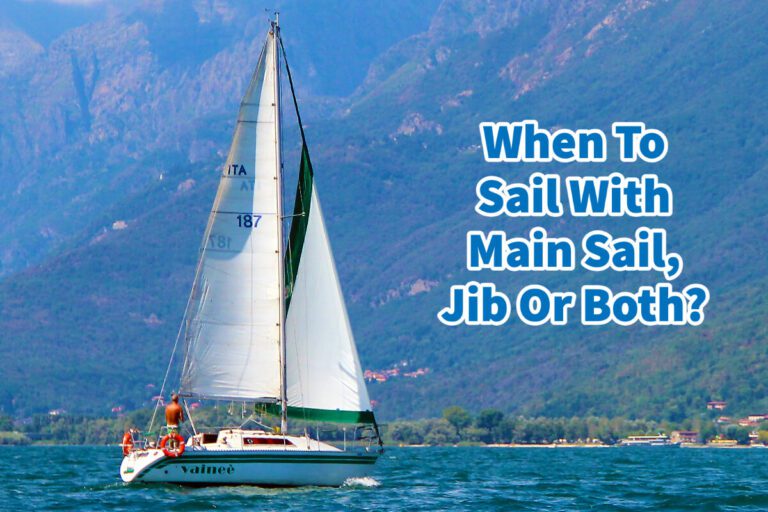 When To Sail With Main Sail, Jib, Or Both? A Bus On a Dusty Road