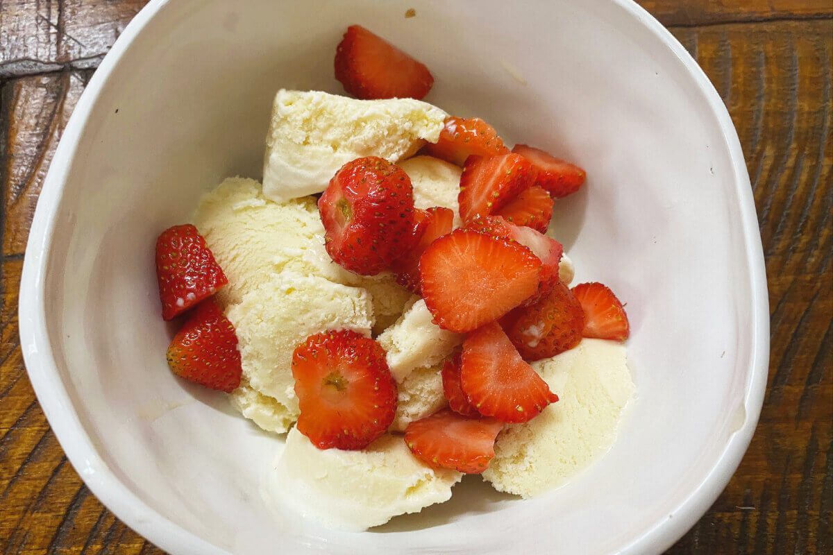 The Best Homemade Vanilla Ice Cream Recipe A Bus On a Dusty Road