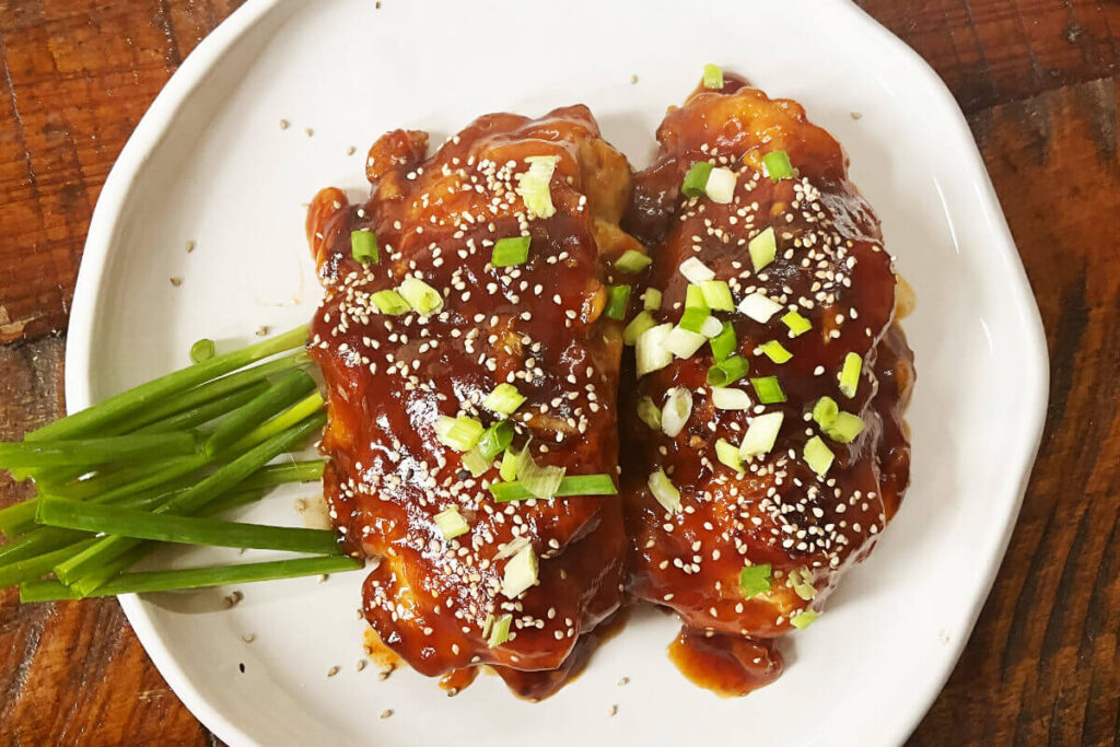 Asian Sesame Chicken With Sesame Sauce