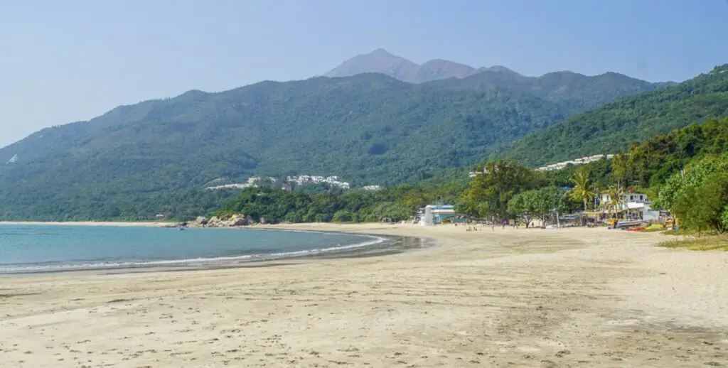 Lantau Island is Cheung Sha Beach in Hong Kong