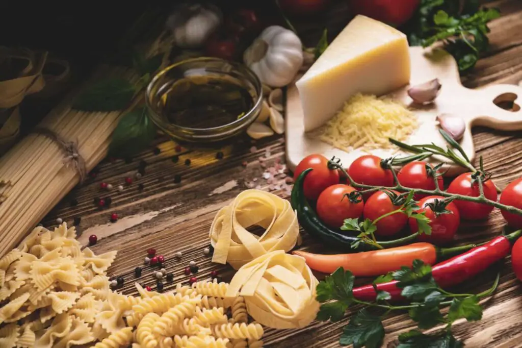 Italian Cuisine Fresh Ingredients