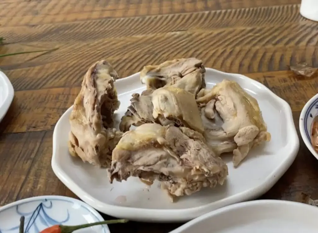 Pre-Boiled Chicken Parts With Bones
