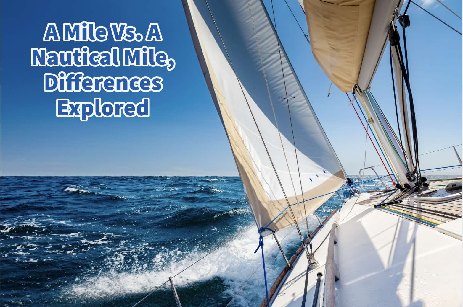 A Mile Vs. A Nautical Mile, Differences Explored