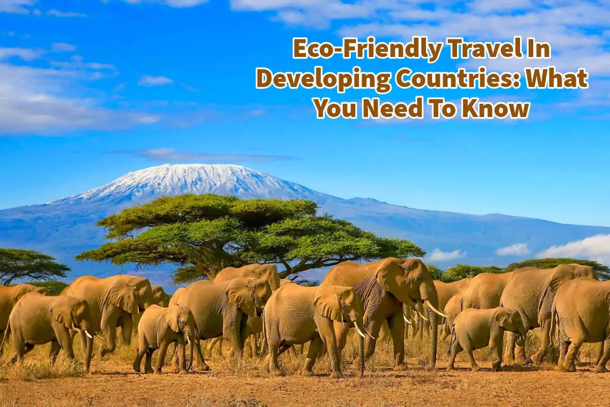 Eco-Friendly Travel In Developing Countries: What You Need To Know