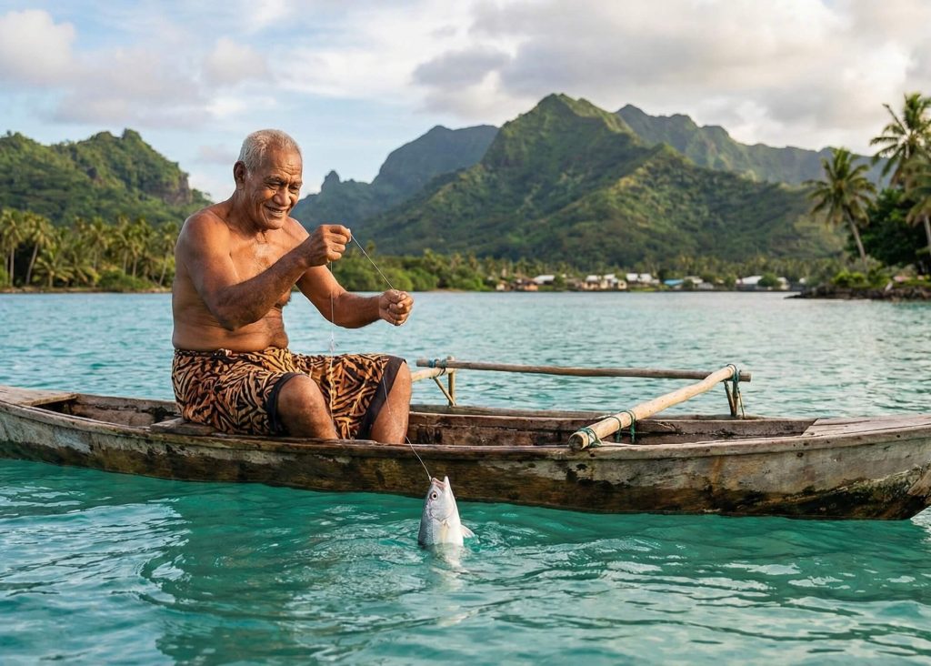 A Fisherman in Samoa