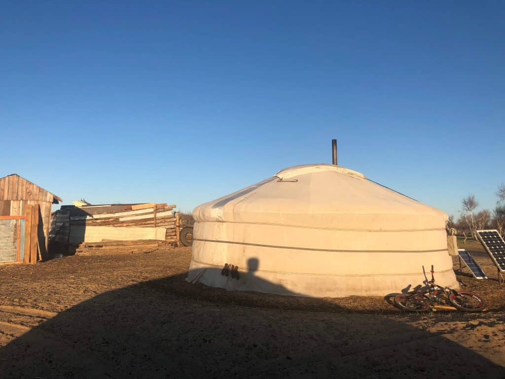 An Mongolian Ger (Yurt)