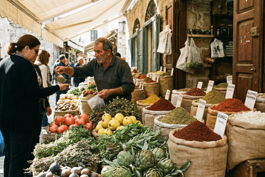 Spice and food market