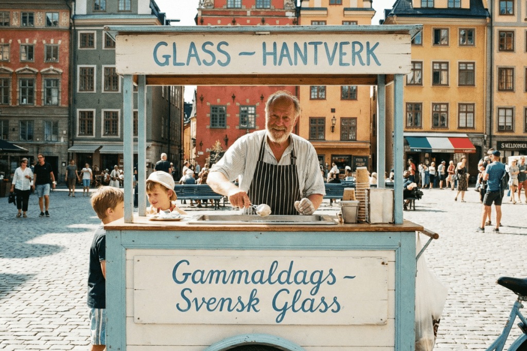 Street Vendor in Sweden.