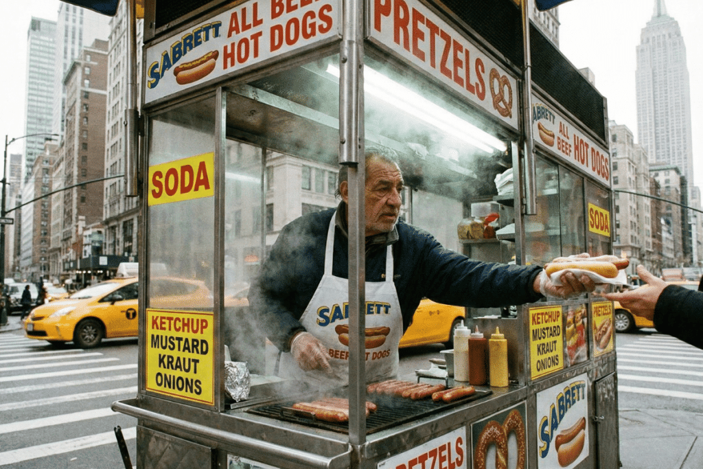 Street Vendor in New York