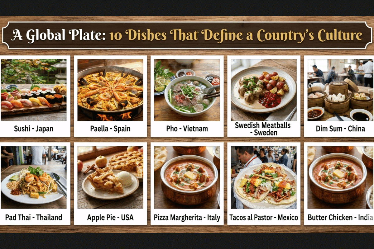 A Global Plate: 10 Dishes That Define a Country’s Culture