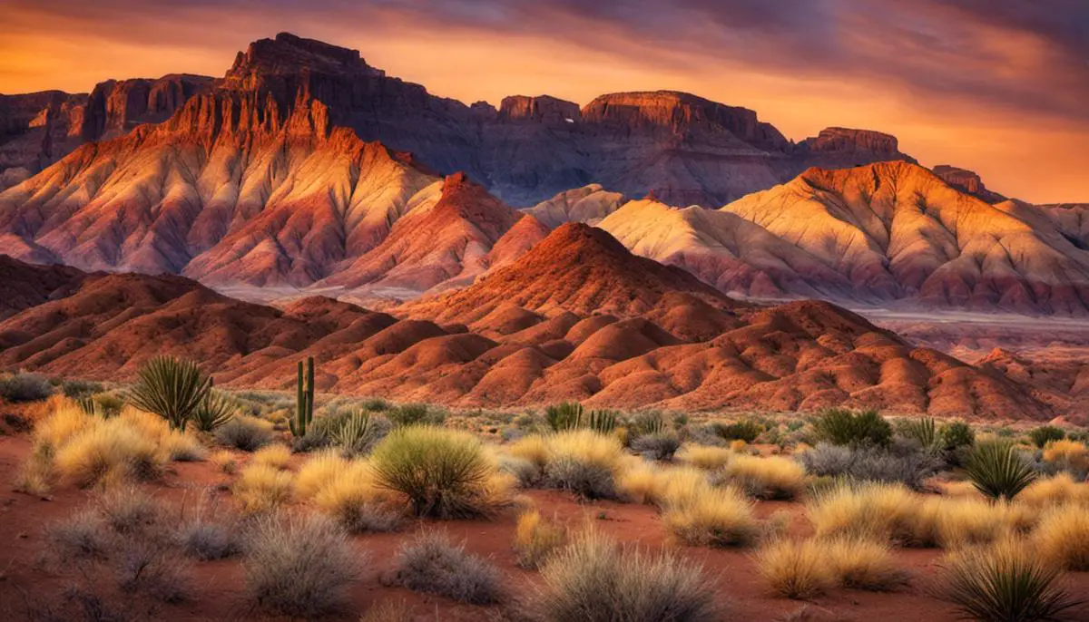 Beautiful sceneries of North American deserts, showcasing diverse landscapes and natural wonders