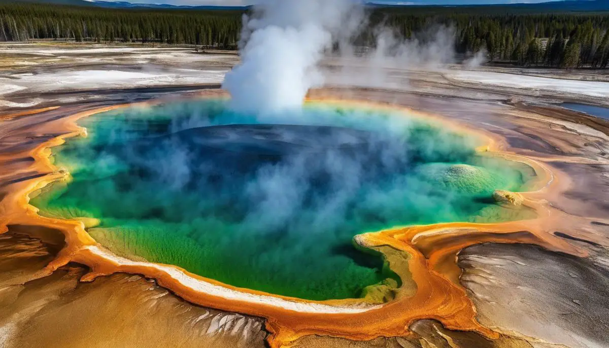Magnificent eruptions of Yellowstone's geysers showcasing the power and beauty of nature.